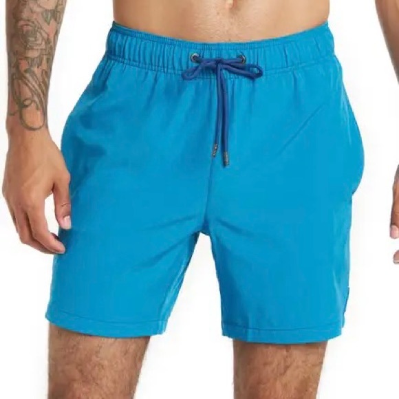 NEW Mr.Swim Men's XXL 4-Way Stretch Volley Swim Trunk Blue - Picture 8 of 8